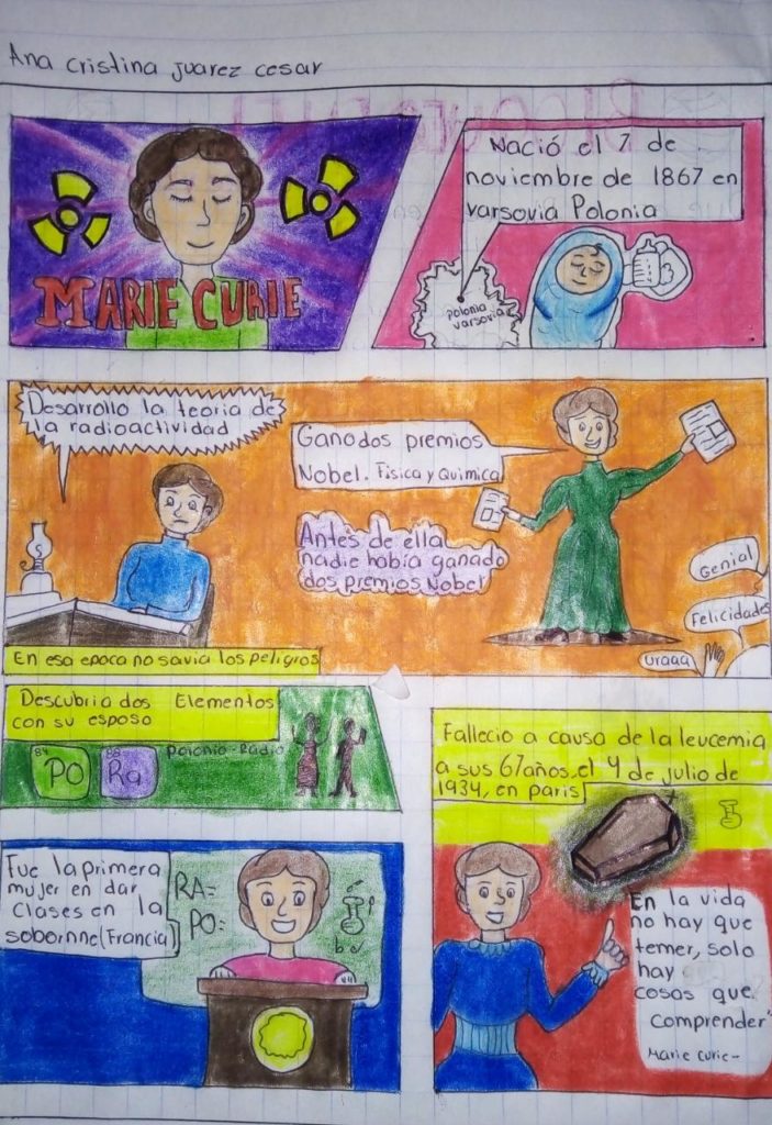 Marie Curie Comic