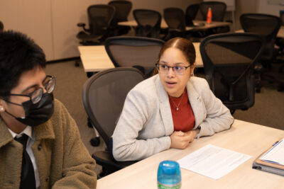 Rashell developing her interview skills